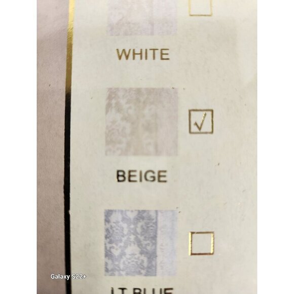 Irene Estex Jacquard Panel With Lace Valance Voile Liner and 2 Tie-backs 60x63 B - Picture 10 of 12